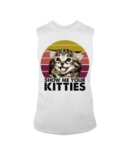 Gift For Cat Lover Show Me Your Kitties American Shorthair Sleeveless Tee tile