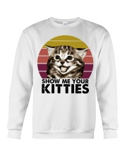Gift For Cat Lover Show Me Your Kitties American Shorthair Crewneck Sweatshirt tile