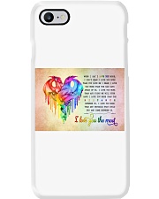 LGBT Pride Gift Dragon I Love You The Most Phone Case tile