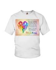 LGBT Pride Gift Dragon I Love You The Most Youth T-Shirt tile
