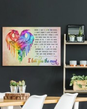 LGBT Pride Gift Dragon I Love You The Most 30x20 Gallery Wrapped Canvas Prints aos-canvas-pgw-30x20-lifestyle-front-04