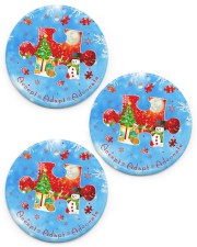 Accept Adapt Advocate Circle Ornament Circle ornament - 3 pieces (porcelain) front