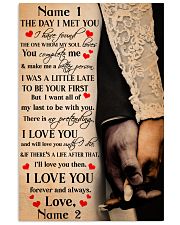 Family Gift Holding Hands The Day I Met You I Love You 24x36 Poster front