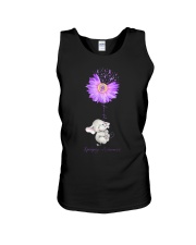 Epilepsy Awareness Elephant Sunflower Faith Unisex Tank tile
