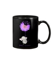 Epilepsy Awareness Elephant Sunflower Faith Mug tile