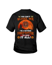 Firefighter Gift Halloween You Can't Scare Me I'm A Retired Firefighter I've Seen It All Youth T-Shirt tile