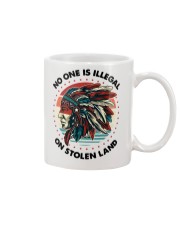 Native American Pride No One Is Illegal On Stolen Land Mug tile