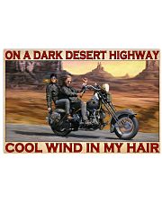 Racing Gift On A Dark Desert Highway 17x11 Poster front