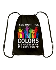 LGBT Pride Gift I See Your True Colors Drawstring Bag tile