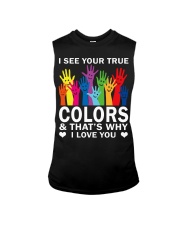LGBT Pride Gift I See Your True Colors Sleeveless Tee tile