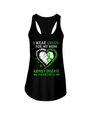 Kidney Disease Awareness I Wear Green For My Green Mom Never Give Up Love Hope Ladies Flowy Tank tile