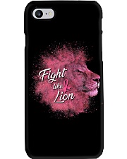 Breast Cancer Awareness Fight Like Lion Phone Case tile