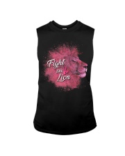 Breast Cancer Awareness Fight Like Lion Sleeveless Tee tile
