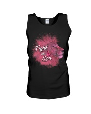 Breast Cancer Awareness Fight Like Lion Unisex Tank tile