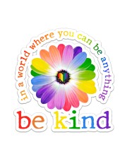LGBT Pride Gift Flower Be Kind Sticker tile