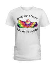 Crocs Gift If You Aren't Crocin' You Aren't Rockin' Ladies T-Shirt tile