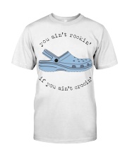 Crocs Gift You Ain't Rokin' If You Ain't Crocin' Premium Fit Mens Tee tile