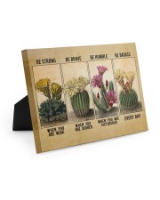 Be Strong When Weak Be Brave When Scared Plants Easel-Back Gallery Wrapped Canvas tile