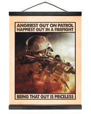 Gift For Veteran Angriest Guy On Patrol Happiest Guy In A Firefight Hanging Canvas tile