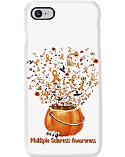 Multiple Sclerosis Awareness Hallowen Pumpkin Phone Case tile