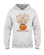 Multiple Sclerosis Awareness Hallowen Pumpkin Hooded Sweatshirt tile