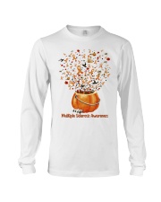 Multiple Sclerosis Awareness Hallowen Pumpkin Long Sleeve Tee tile