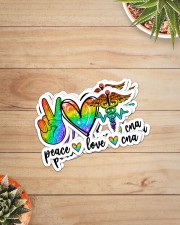 Nurse Gift Peace Love Cna Sticker - 6 pack (Vertical) aos-sticker-6-pack-vertical-lifestyle-front-07