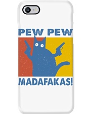Gift For Cat Lover Pew Pew Madafakas Phone Case tile