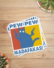 Gift For Cat Lover Pew Pew Madafakas Sticker - 6 pack (Vertical) aos-sticker-6-pack-vertical-lifestyle-front-07
