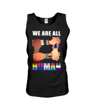 LGBT Pride Gift We Are All Human Unisex Tank tile