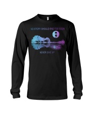 Suicide Prevention Awareness Guitar Moon No Story Should End Too Soon Never Give Up Long Sleeve Tee tile