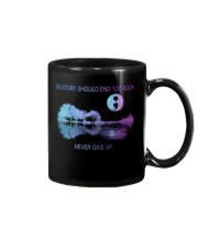 Suicide Prevention Awareness Guitar Moon No Story Should End Too Soon Never Give Up Mug tile
