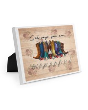 Peace Love Gift God Says You Are Easel-Back Gallery Wrapped Canvas tile