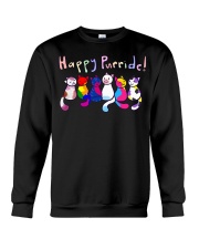 LGBT Pride Gift Cat Love Happy Purride Crewneck Sweatshirt tile