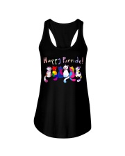 LGBT Pride Gift Cat Love Happy Purride Ladies Flowy Tank tile