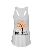 Multiple Sclerosis Awarerness Tree Ribbons In A World Where You Can Be Anything Be Kind Ladies Flowy Tank tile