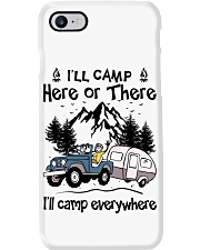 Camping Lover I'll Camp Here Or There I'll Camp Everywhere Phone Case tile