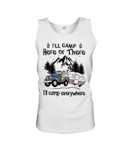 Camping Lover I'll Camp Here Or There I'll Camp Everywhere Unisex Tank tile