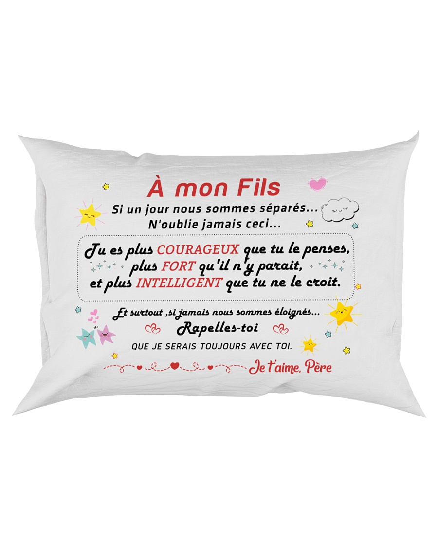 A mon Fils Rectangular Pillowcase