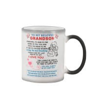 To My Beloved Grandson Color Changing Mug thumbnail