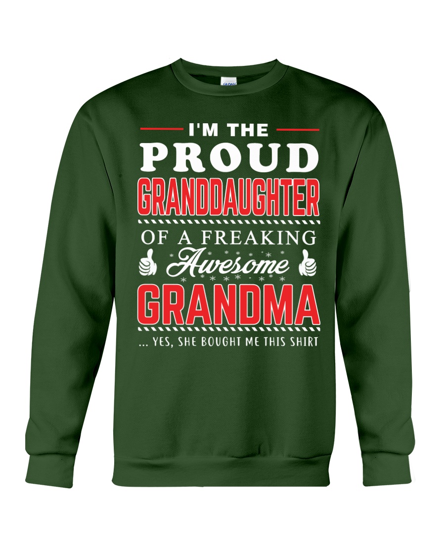 Proud Granddaughter Crewneck Sweatshirt