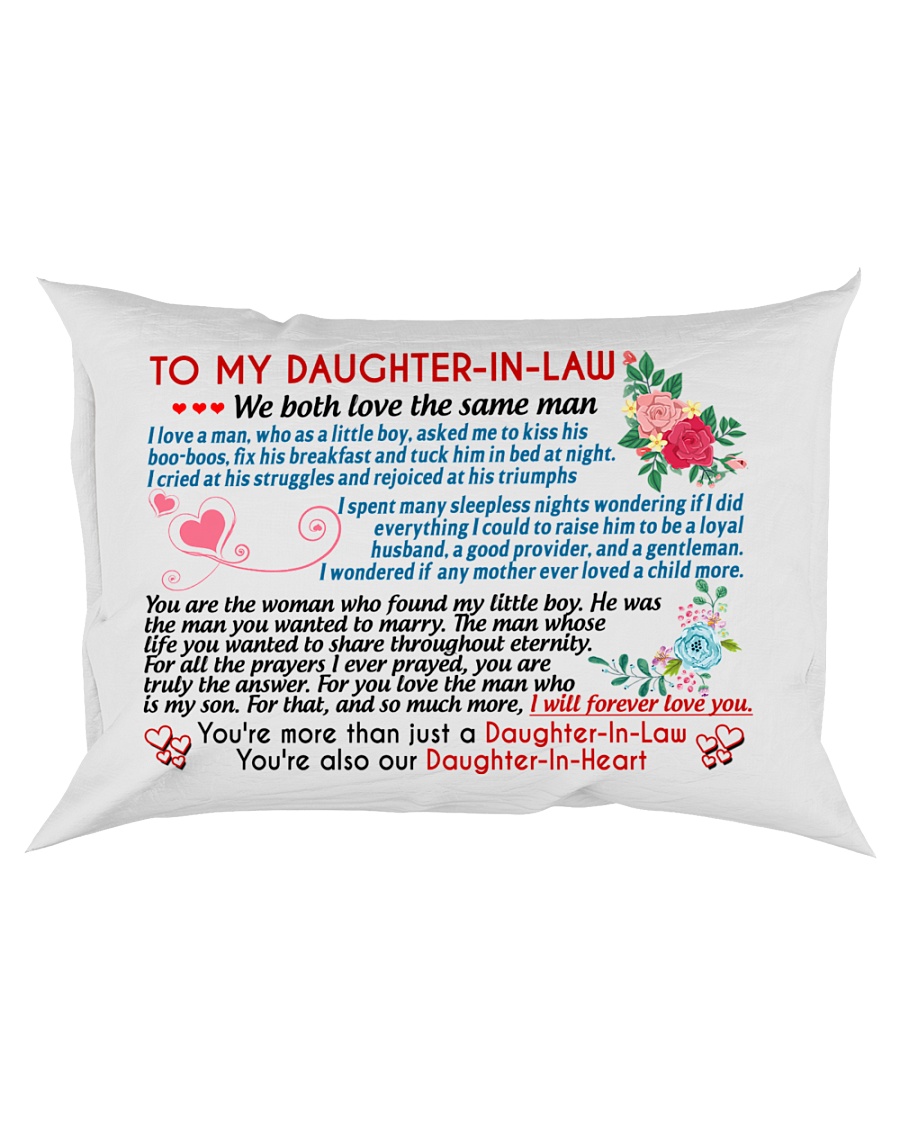 To My Daughter-In-Law Rectangular Pillowcase