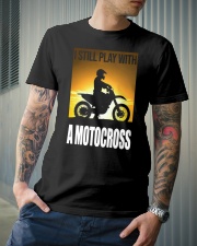 I STILL PLAY WITH MOTOCROSS Classic T-Shirt lifestyle-mens-crewneck-front-6