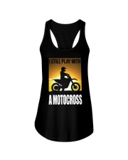 I STILL PLAY WITH MOTOCROSS Ladies Flowy Tank thumbnail
