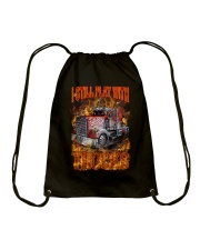 I STILL PLAY WITH TRUCKS Drawstring Bag thumbnail