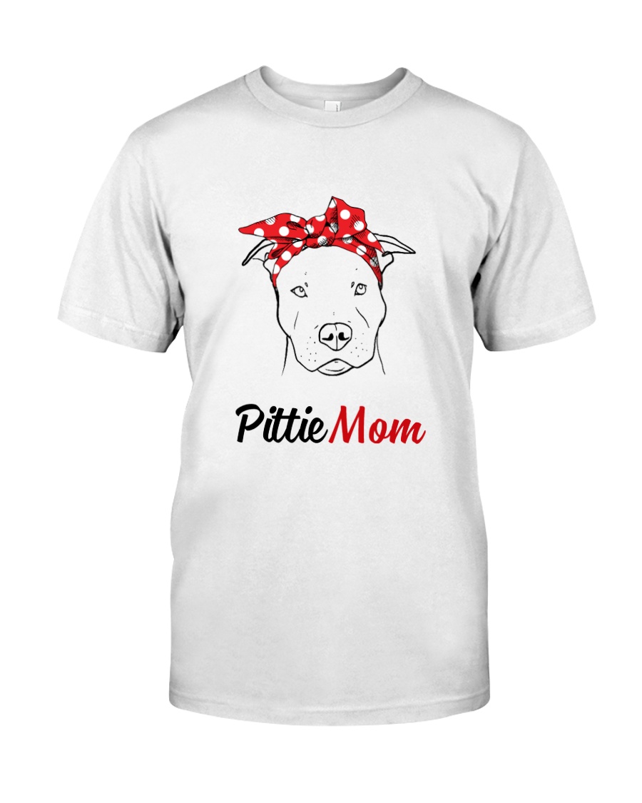 Pittie Mom So Cute Classic T-Shirt
