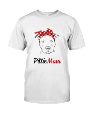Pittie Mom So Cute Classic T-Shirt front