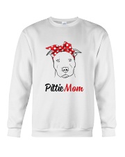 Pittie Mom So Cute Crewneck Sweatshirt thumbnail