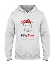 Pittie Mom So Cute Hooded Sweatshirt thumbnail