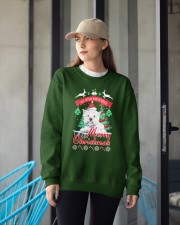 Westie Christmas Crewneck Sweatshirt apparel-crewneck-sweatshirt-lifestyle-front-12